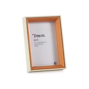 Photo frame Crystal Brown White MDF Wood (12 x 17 x 3 cm)... 2