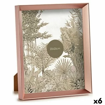 Photo frame Pink Copper Plastic Glass (22,3 x 3,5 x 27,3...