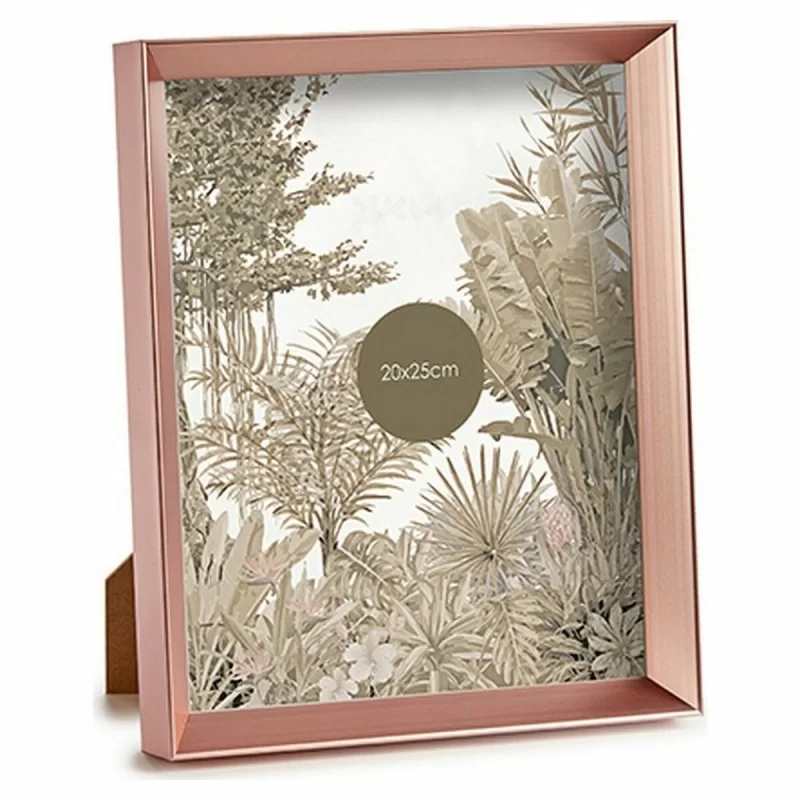 Photo frame Pink Copper Plastic Glass (22,3 x...