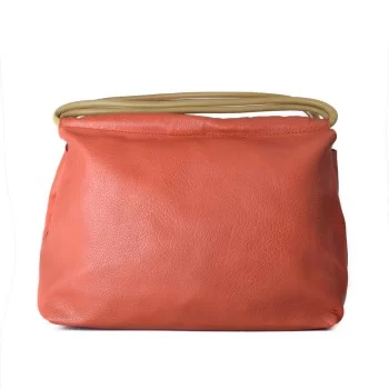 Women's Handbag Manoukian NIKITA-TERRACOTA Red 33 x 23 x...