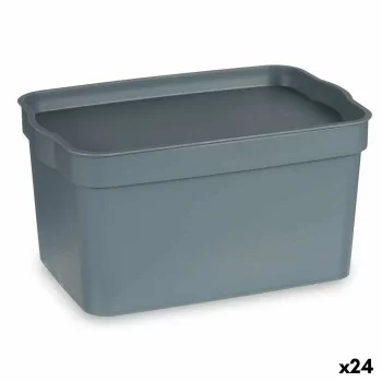 Multi-use Box Grey Plastic 2,3 L (13,5 x 11 x 20 cm) (24...