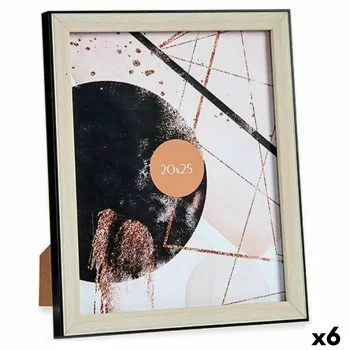 Photo frame Black Brown Plastic Glass (22,6 x 2 x 27,6...