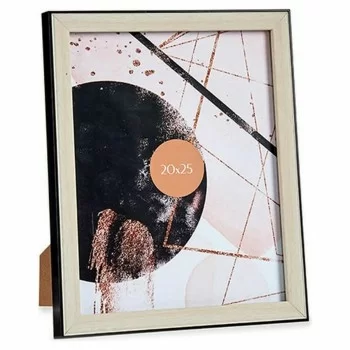 Photo frame Black Brown Plastic Glass (22,6 x 2 x 27,6... 2