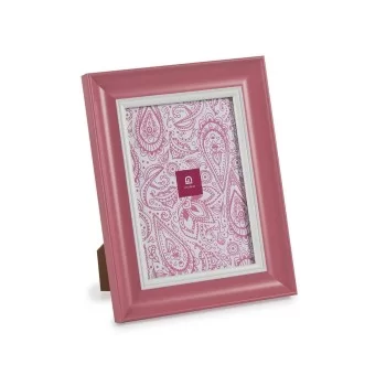 Photo frame Crystal Pink Plastic (6 Units) (2 x 24 x 19 cm) 2