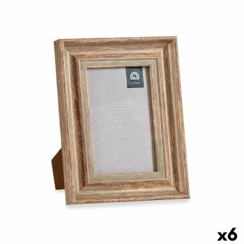 Photo frame Crystal Wood Brown Bronze Plastic (16,5 x 2 x...