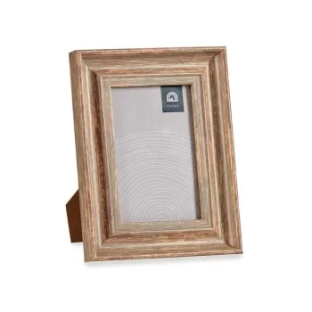 Photo frame Crystal Wood Brown Bronze Plastic (16,5 x 2 x... 2