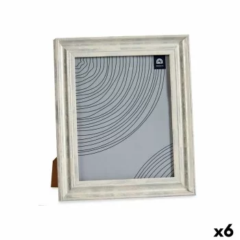 Photo frame Crystal Silver Wood Brown Plastic (26 x 2 x...