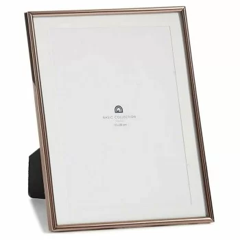 Photo frame Crystal Steel Copper (13 x 23 x 18,4 cm) (12... 2