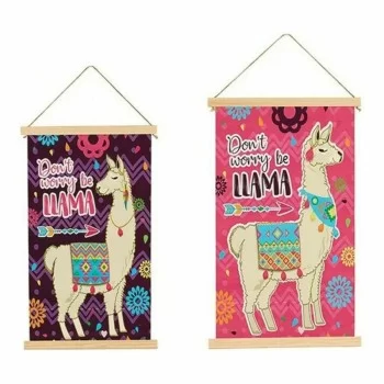 Canvas Llama (1 x 54 x 33 cm) (24 Units) 2