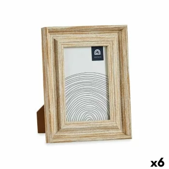 Photo frame Crystal Golden Wood Brown Plastic (16,2 x 2 x...