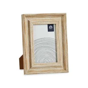 Photo frame Crystal Golden Wood Brown Plastic (16,2 x 2 x... 2