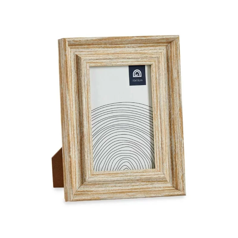 Photo frame Crystal Golden Wood Brown Plastic...