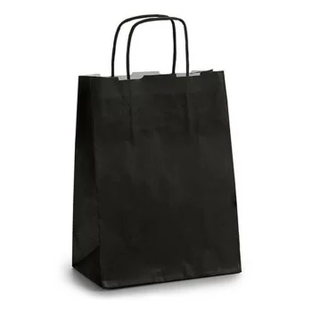 Paper Bag Black (18 x 8 x 31 cm) (25 Units) 2
