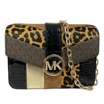 Women's Handbag Michael Kors 35F2GNML2Y-BLACK-MULTI Brown...