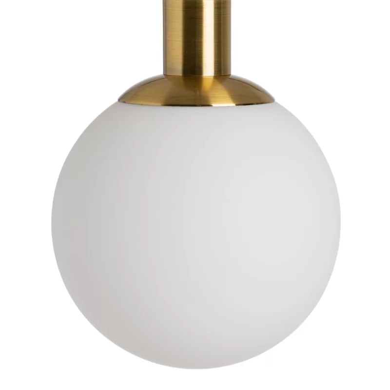 Ceiling Light 15 x 15 x 128 cm Crystal Golden