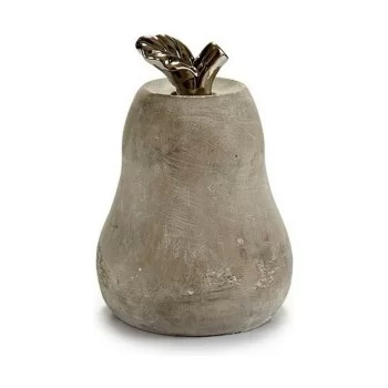 Decorative Figure Grey Cement Pear (15 x 20,5 x 15 cm) (6... 2