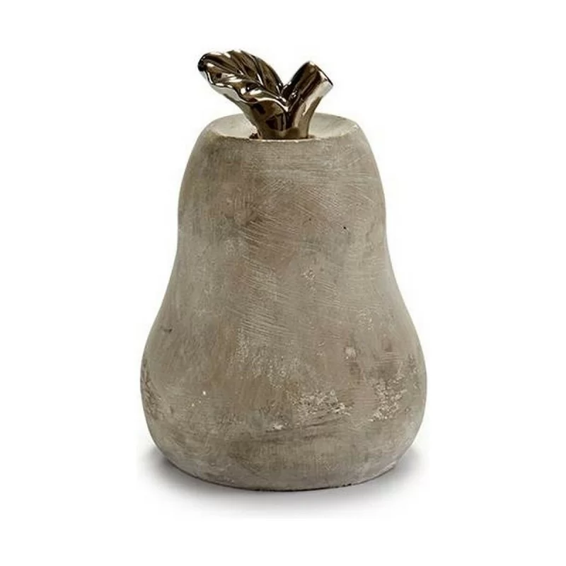 Decorative Figure Grey Cement Pear (15 x 20,5 x...