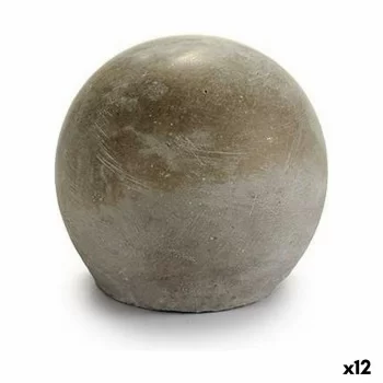 Decorative Figure Grey Cement Ball (10 x 10 x 10 cm) (12...