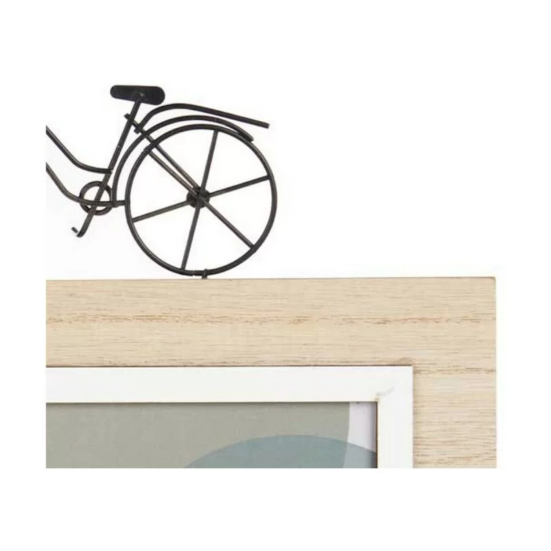 Photo frame Smile 2 photos Black Brown MDF Wood...