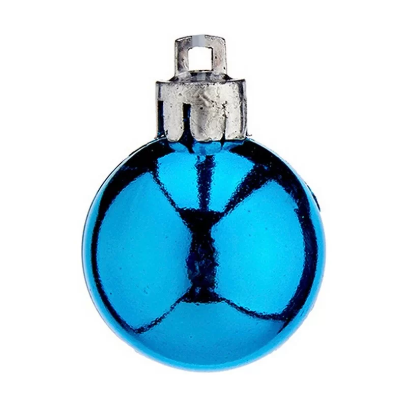 Set of Christmas balls Ø 3 cm Blue Plastic 12 x...