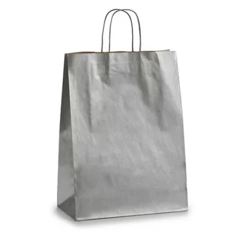 Paper Bag Silver (32 X 12 X 50 cm) (25 Units) 2