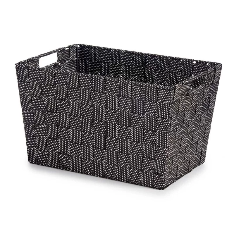 Basket Black Cloth 10 L (25 x 20 x 35 cm) (12...