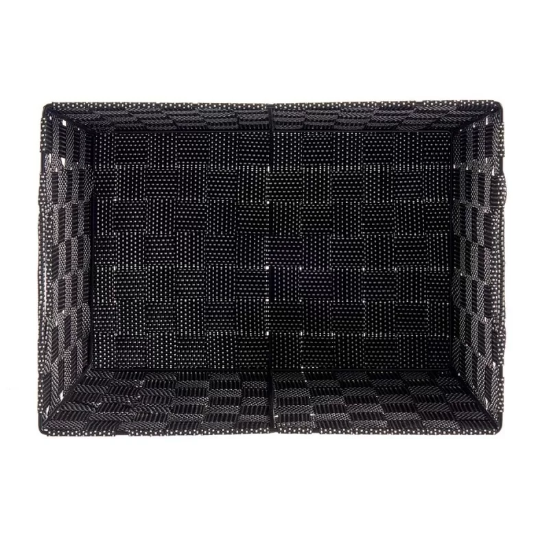 Basket Black Cloth 10 L (25 x 20 x 35 cm) (12...