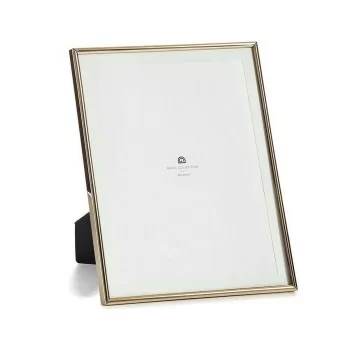 Photo frame Golden Crystal Steel (15,5 x 28 x 22,9 cm)... 2