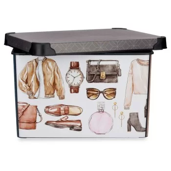 Storage Box Vintage With handles Plastic Vintage 22 L (30... 2