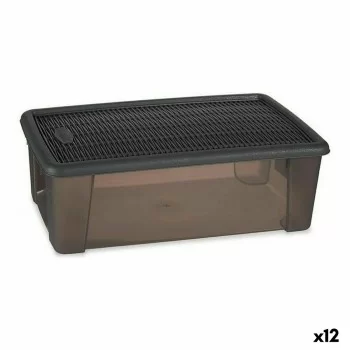 Box with cover Stefanplast Elegance Grey 19,5 x 11,5 x 33...