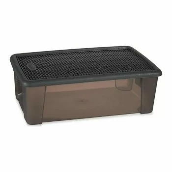 Box with cover Stefanplast Elegance Grey 19,5 x 11,5 x 33... 2