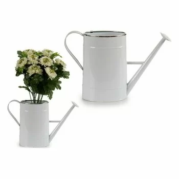 Decorative watering can Metal White Silver (10,5 x 22,5 x... 2