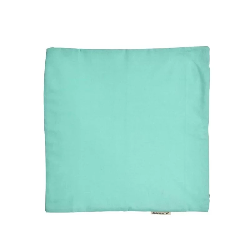 Cushion cover Turquoise (45 x 0,5 x 45 cm) (12...