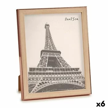 Photo frame Brown Copper Plastic Glass (23 x 27 x 2 cm)...