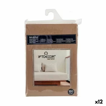 Fitted sheet 150 cm Brown (12 Units)