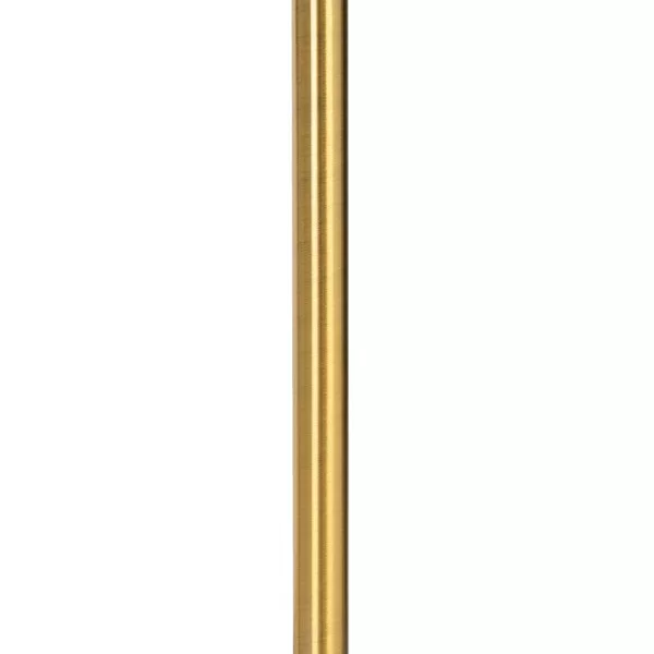 Floor Lamp 24 x 17 x 160 cm Crystal Golden Metal