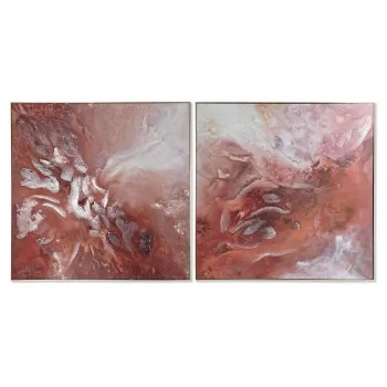 Painting DKD Home Decor Abstract 121,5 x 5 x 121,5 cm (2...