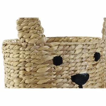 Basket set DKD Home Decor Rabbit Children's Rushes (35 x... 2