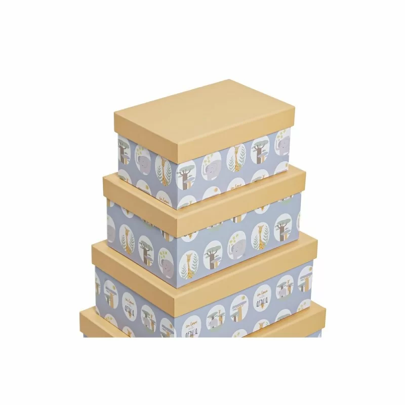 Set of Stackable Organising Boxes DKD Home...