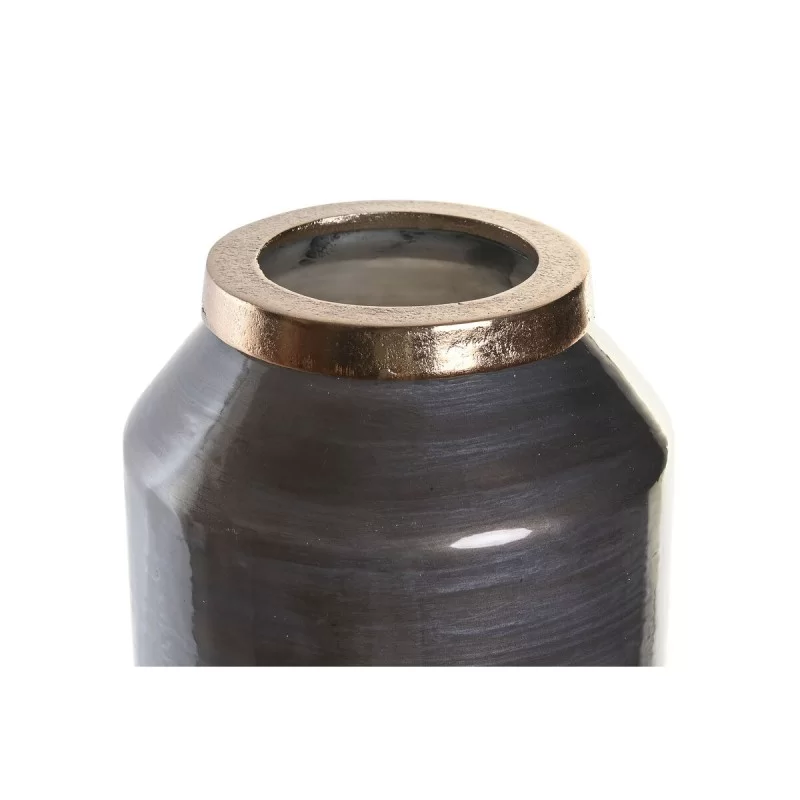 Vase DKD Home Decor Crystal Aluminium...