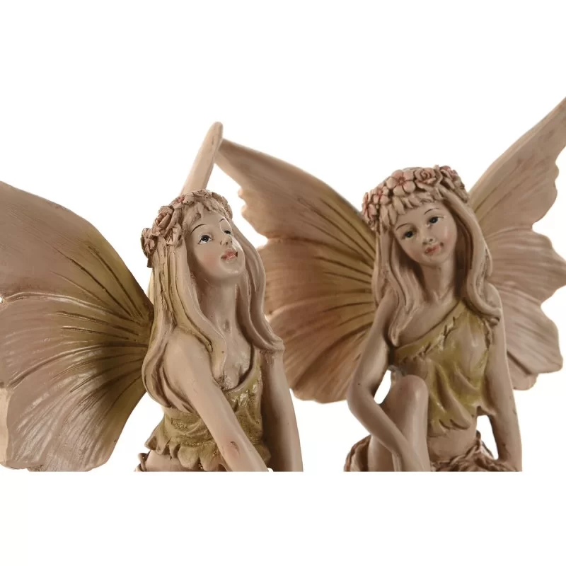 Decorative Figure Home ESPRIT Brown Fairy 14 x...