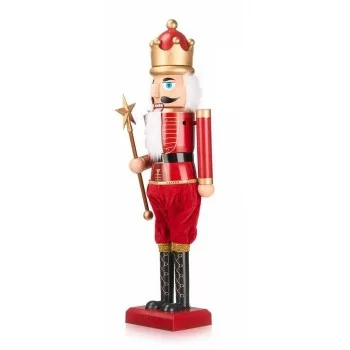 Decorative Figure Nutcracker Red Music Movement...