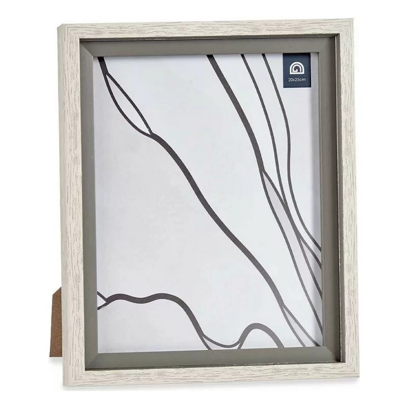 Photo frame 24 x 2 x 29 cm Crystal Grey Wood...