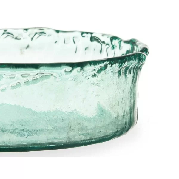 Centerpiece Crystal Transparent 30 x 8 x 30 cm (2 Units)