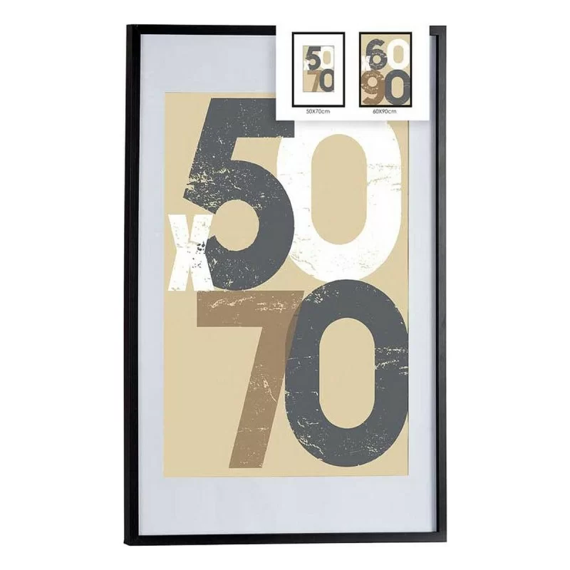 Photo frame 62,5 x 2,5 x 92,5 cm Black Plastic...