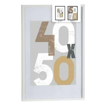 Photo frame 52,5 x 2,5 x 72,5 cm White Plastic MDF Wood... 2