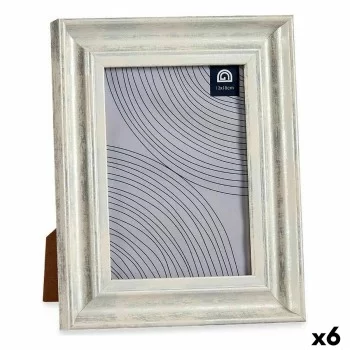 Photo frame 19 x 2 x 24 cm Crystal Silver Wood Brown...