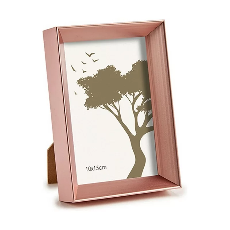 Photo frame 12 x 3,3 x 17,3 cm Pink Copper...