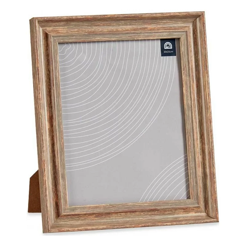 Photo frame 26 x 2 x 31 cm Crystal Wood Brown...