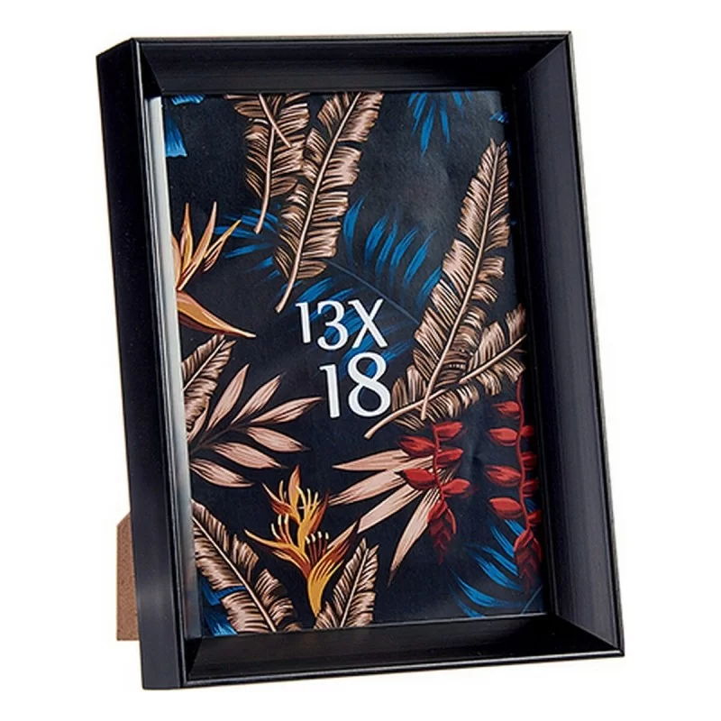 Photo frame 15,2 x 3,5 x 20,2 cm Black Plastic...